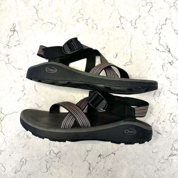 Chaco Z/1 Classic Sandals Mens Size 11 Black Sport Water Hiking Adjustable Strap - Picture 7 of 8